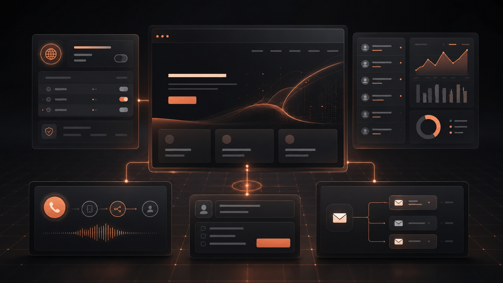 Managed website, hosting, email, lead, and phone systems