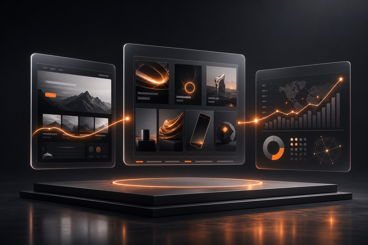 LUMA website and service page examples